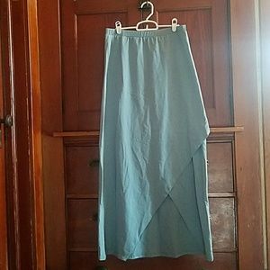 Light blue maxi skirt